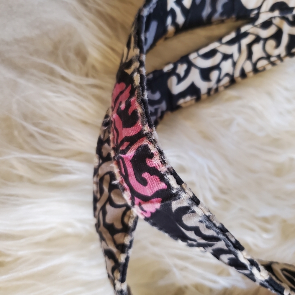 🇺🇸Vera Bradley Black and Fuchsia Shoulder Bag - Picture 12 of 12
